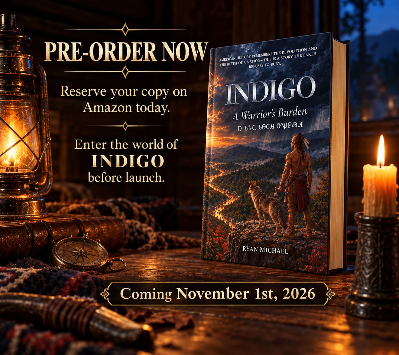 Preorder Indigo: A Warrior's Burden on Amazon