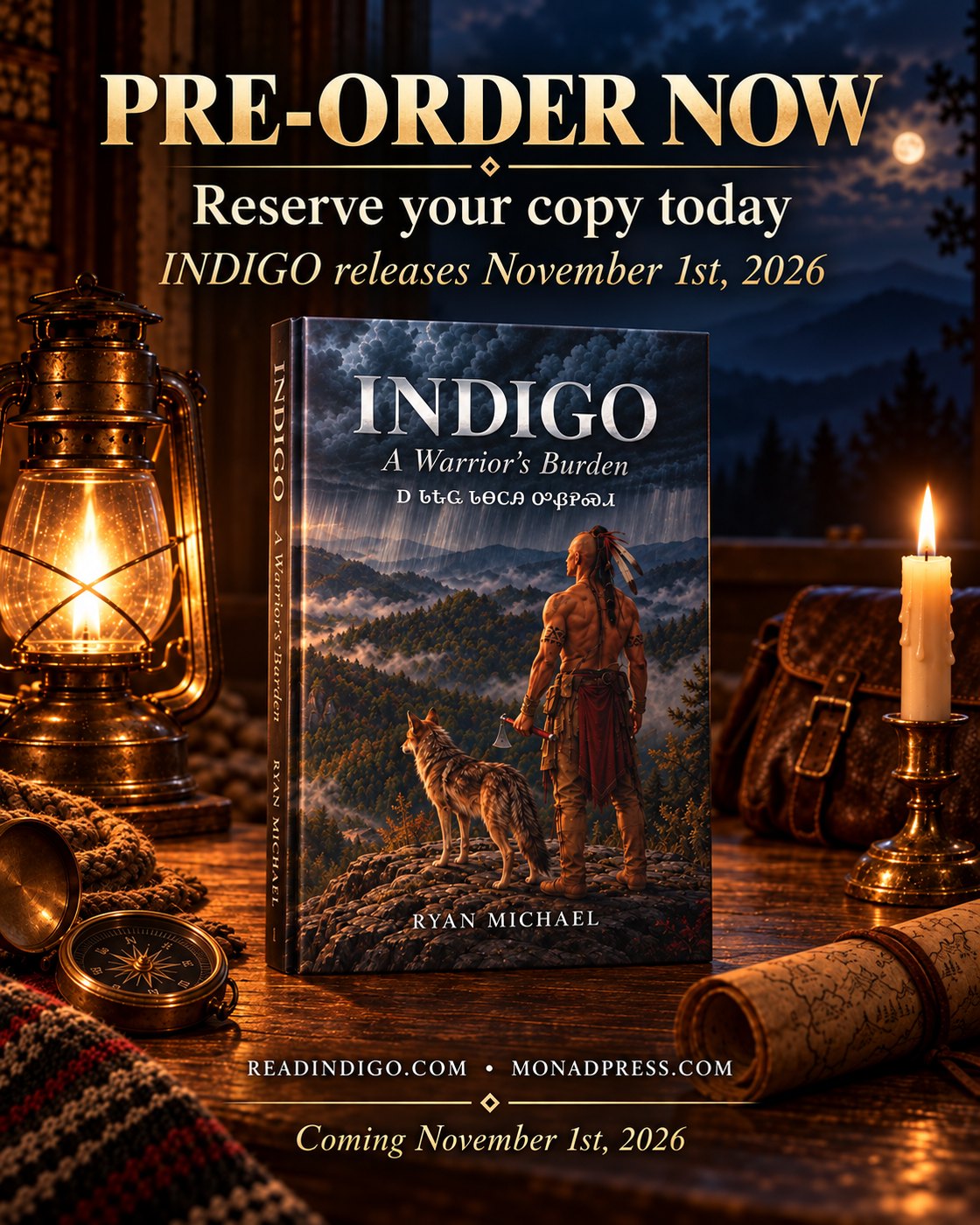 Pre-order Indigo: A Warrior's Burden, releasing November 1, 2026